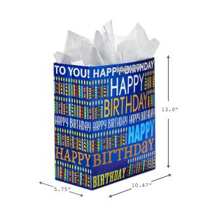 Customized Logo Accepted Personalized Style Kids Birthday Party Gift Paper