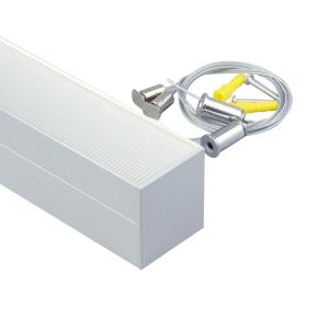 LED Strip Extruded Aluminum Profile Channel , Suspended LED Aluminum Profile