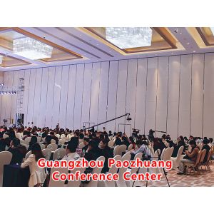Quality Guangzhou Pazhou Conference Center | Movable Folding Door Partition Wall with Up to 18M Height and 1.2M Width per Panel Featuring 800N Sealing Power for sale