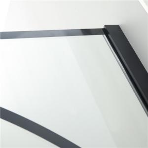 Explosion Proof Texture Shower Glass For Bathtub Free Standing