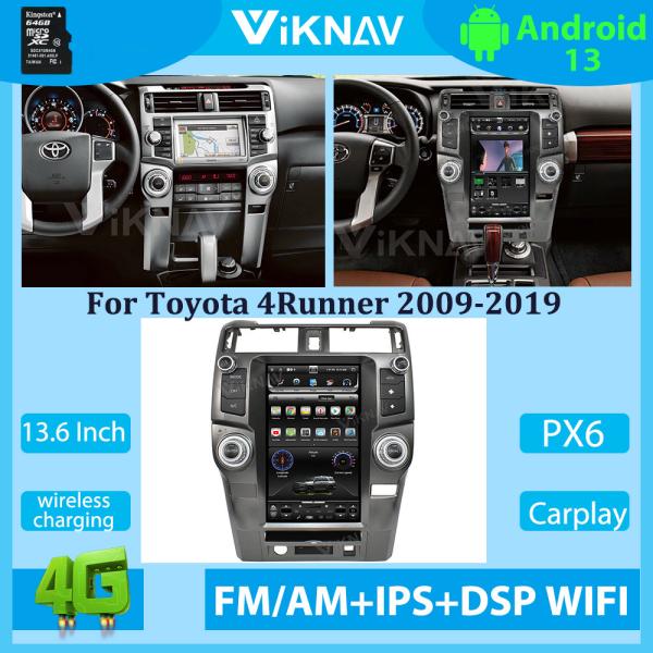 Buy Viknav Car Radio For Toyota 4 Runner (2009-2019) 13.6 inch Multimedia Player GPS Navigation Auto Stereo at wholesale prices