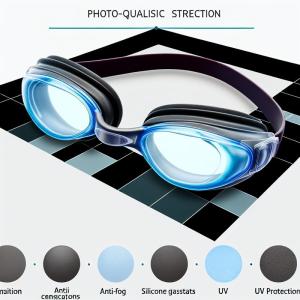 China Anti Fog Swimming Goggles with Silicone Gasket and UV Protection on sale