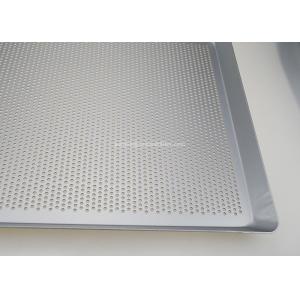 400x300mm Aluminum Perforated Baguette Tray For Oven