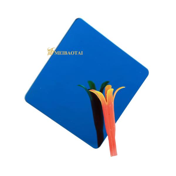 Buy Mirror Finish Coloured Stainless Steel Sheet 0.65mm Thickness at wholesale prices