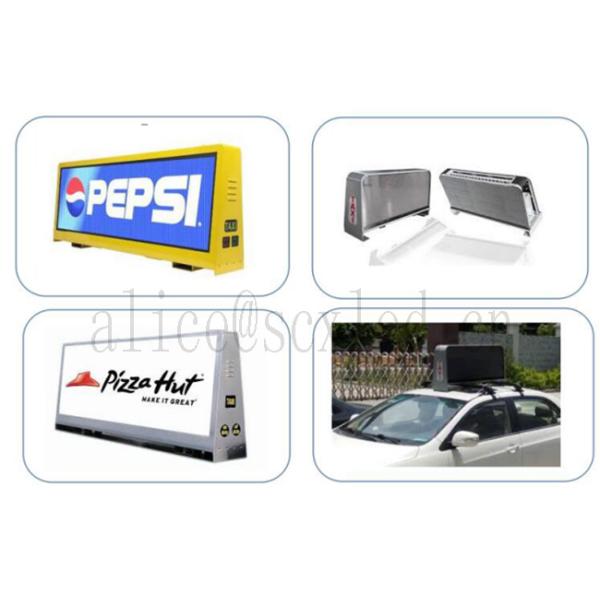 Video P4 Car LED Top Video Sign Display Taxi Roof LED Sign 3G WIFI