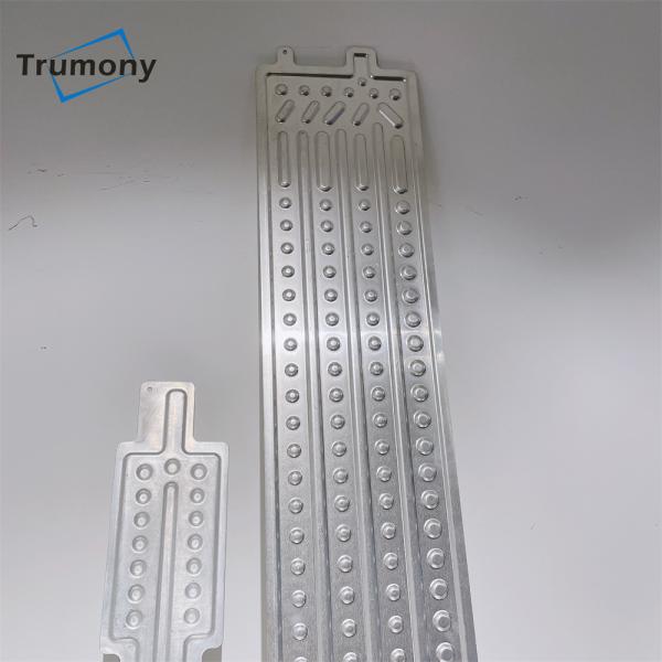 Buy High Toughness Silver Aluminum Liquid Cooling Plate With Good Air Tightness For EV BESS at wholesale prices