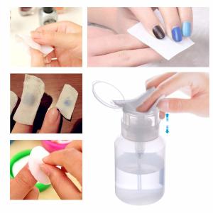 150ml 200ml BPA Free Plastic Nail Polish Remover Pump Bottle