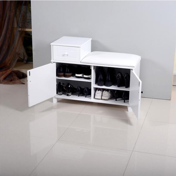 2 Paralleled Door 90*56*30cm E1 MDF Entryway Shoe Bench