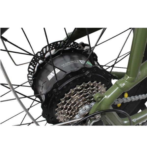 DOMANCA Standard Fat Tire Electric Bike with 2 Seat Lithium Battery Power Supply