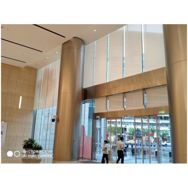 Remote Control Custom Electric Blinds Up And Down Synchronized Black Roller