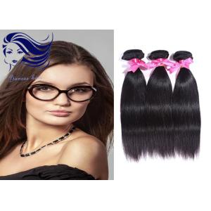 Quality 100 Virgin Peruvian Straight Hair Extensions Straight Remy Human Hair Weave for sale