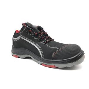 Waterproof Leather Safety Shoes Synthetic Rubber Outsole For Construction