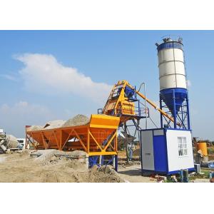 Ready Mix Concrete Batch Plant , 50m3 Portable Concrete Mixer Batching Plants