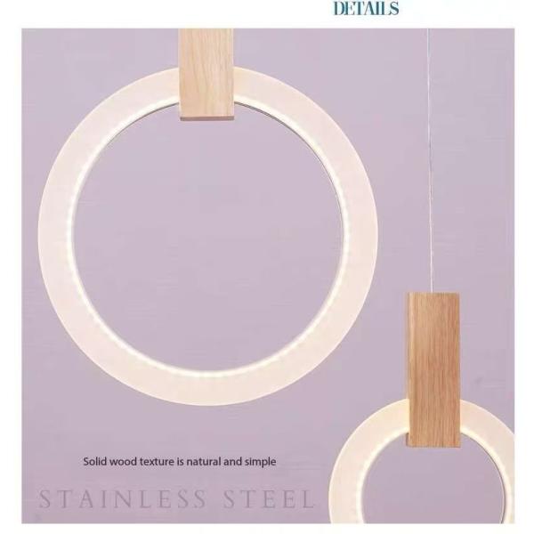 Stair Loft Apartment Duplex Chandeliers Light With Modern Simple Pick For Villa Ring Long Chandeliers 10KG Gold/Custom Design