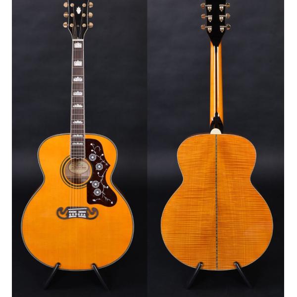 J200 customized 42 Inch Jumbo size solid wood acoustic guitar with AA Solid sitka spruce top rosewood fingerboard