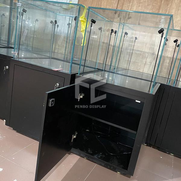 EPE Foam Packaging Museum Display Cabinet 10mm Thick Tempered Glass