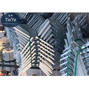 China Angle V  Barbed Wire Fence Post Electric Galvanized With Fasteners on sale