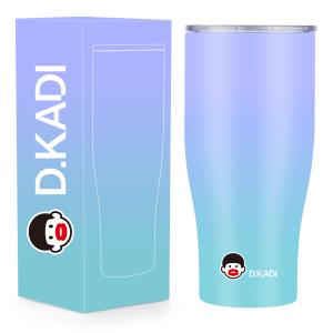 Stainless Steel Vacuum Tumbler Travel Mugs With Straw