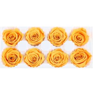 DIY Golden Yellow Rose Flower Heads 4-5cm For Indoor Decoration
