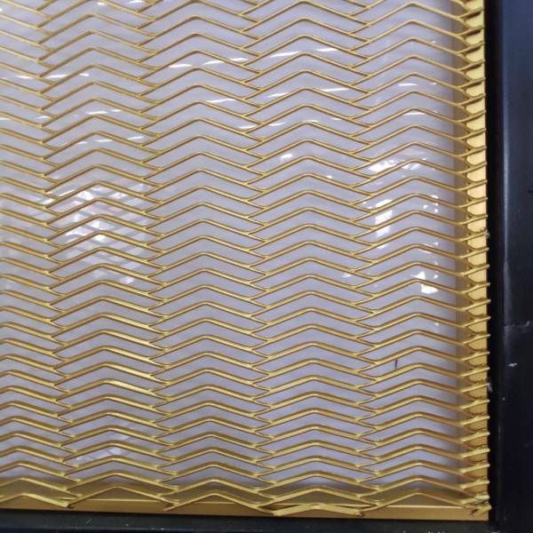 0.5mm Thickness Aluminum Expanded Metal Wire Mesh For Wall Panel