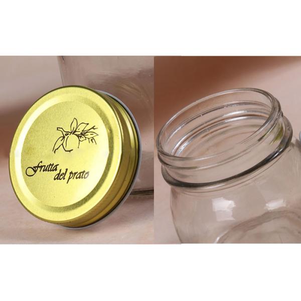 Transparent Round Large Sealable Glass Jars 170ml 300ml 500ml 1000ml
