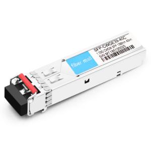 China Netgear CWDM-SFP-1390 Compatible 1.25G CWDM SFP 1390nm 40km LC SMF DDM Transceiver Module on sale