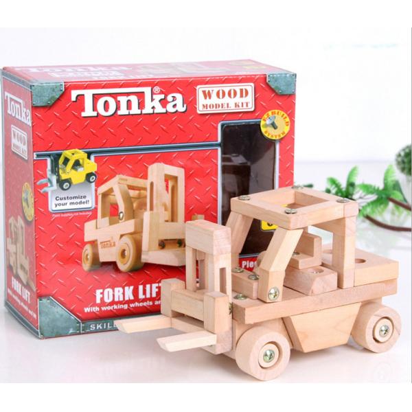 Buy TONKA wooden toys / assembling truck model / Educational Toys / DIY Toy at wholesale prices