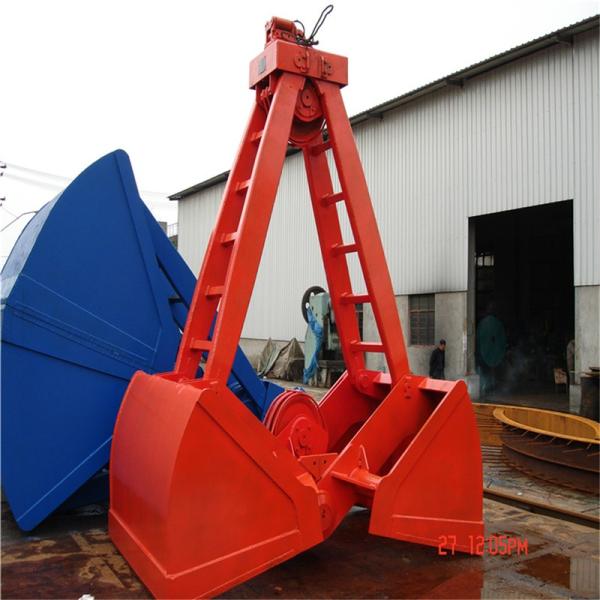 5 Tines Scrap Orange Peel Grapple Hydraulic Crane Poly Grab