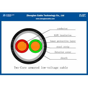 IEC 60502-1 2C Armoured Power Cable , Xlpe Insulated （CU/XLPE/LSZH/STA/NYBY