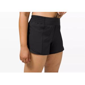 Elastic Waist Band Women'S Running Shorts With Liner