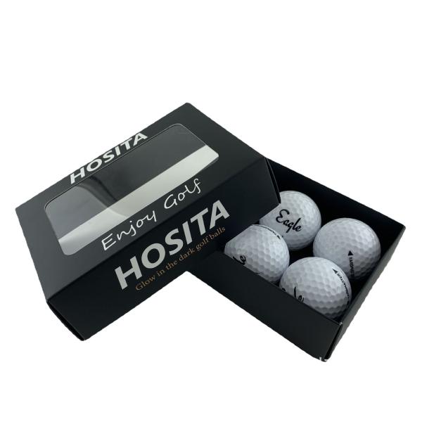 Buy Custom Recycled Gift Craft Golf Ball Packaging Box With Window at wholesale prices