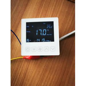 LCD 65mm * 48mm RS485 IP30 Fan Coil Unit Thermostat