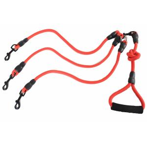 3 In 1 Durable Nylon Dog Leash Removable Pet Traction Rope 360° Swivel No Tangle