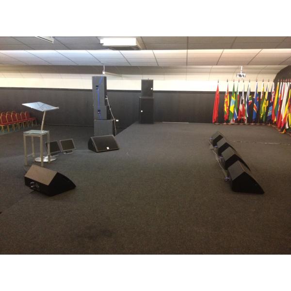 Pro Passive Pa System Equipment Audio Sound Speaker Plywood Cabinet