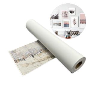 Latex Inkjet Printing Canvas 3.2m Poly Cotton Canvas Waterproof For HP Latex