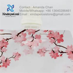 Free Sample Custom Juice Pouch Jelly Food Packaging Liquid Bag Stand Up Pouch