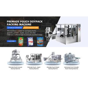 Multifunctional Powder Doypack Premade Pouch Packing Machine Customized
