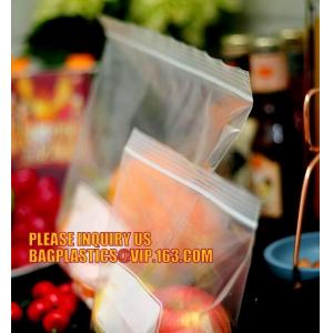 China Recloseable Zip lockk PE bags/ LDPE material Medicine zipper bag/ clear PE pouch, Heavy duty LDPE double-track zipper pac on sale