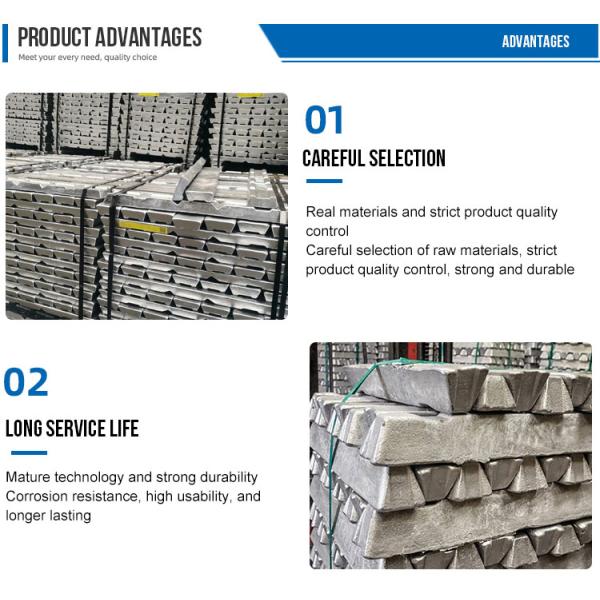 99.99 Pure Aluminum Ingot For Different Applications Length Scope 2000mm-6000mm