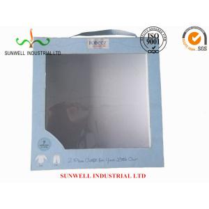 Magnetic Closure Handmade Apparel Gift Boxes With Ribbon Tape Handle