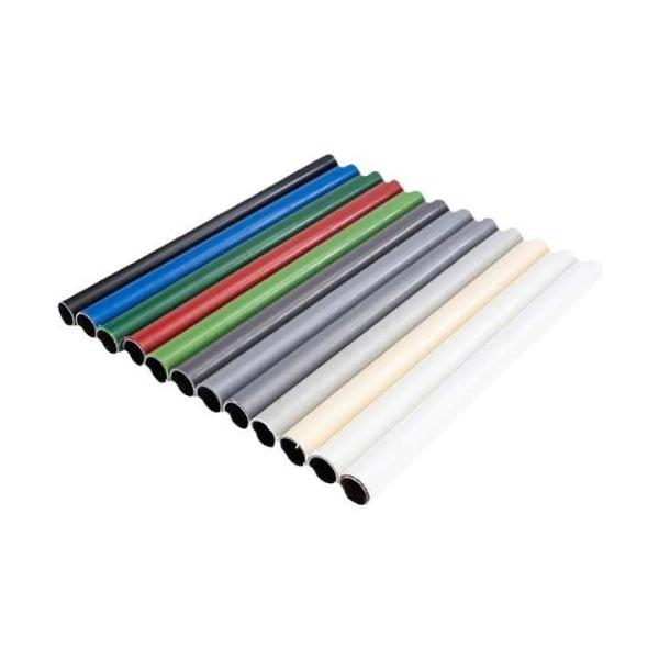 H2808 Diameter 28mm colourful PE Coated kaizen steel lean pipe for Flexible