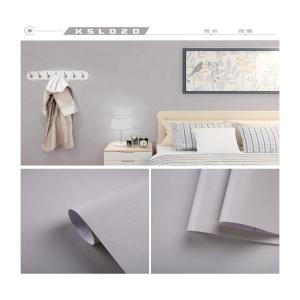 Textured Vinyl Wallpapers Solid Color 3D Wallpaper Peel Off Stickers for Home