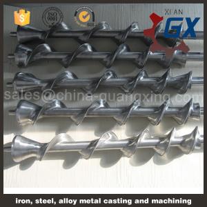 Bimetallic single screw barrel for PVC cable extruder