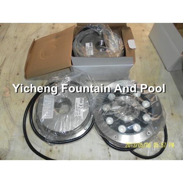 DMX512 4 Lines Control LED Underwater Fountain Lights Middle Hole Type