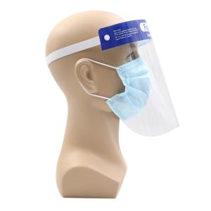 China Polymer Medical Protective Face Shield Elastic Headband With Foam Disposable Use on sale China Polymer Medical Protective Face Shield Elastic Headband With Foam Disposable Use on sale