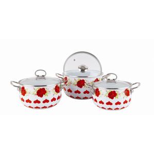 Enamelled cookware set