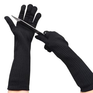 Industrial Silk Gloves Lengthened Arm Protection 5 Anti-Cutting Wear And Steel