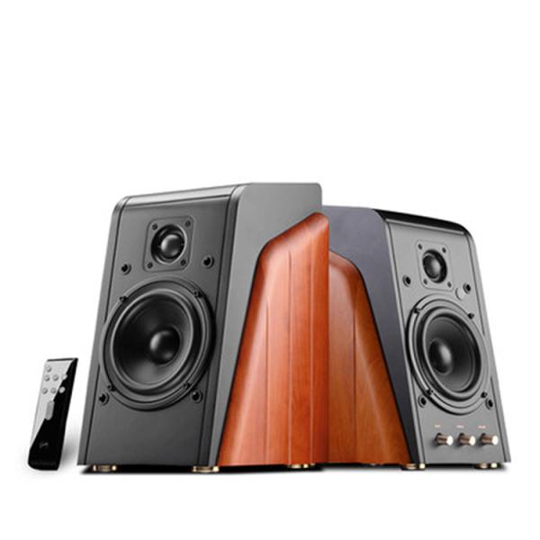 Vofull 2.0 Bookshelf Speakers - 4" Bass + 2" Silk Tweeter, 40W RMS