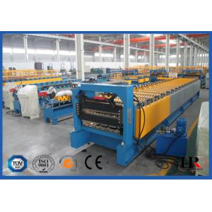 Galvanized Roofing Sheet Double Deck Roll Forming Machine 16mm