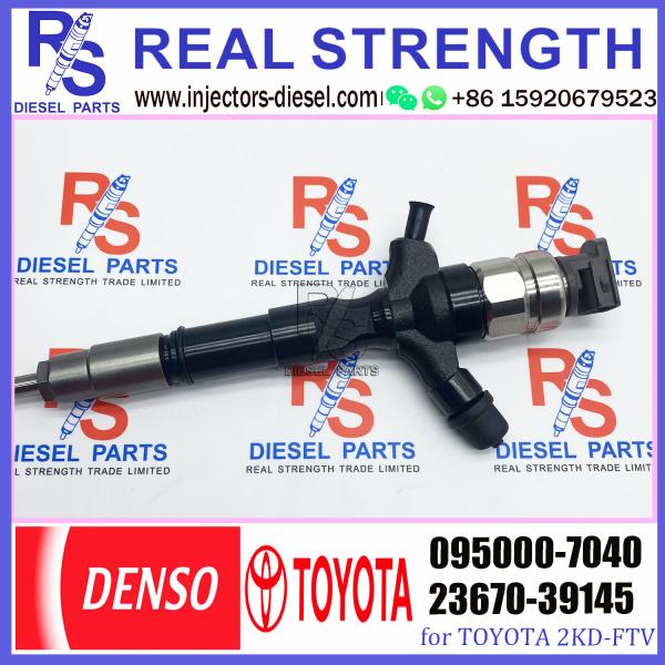 Buy common rail injector 23670-39145 095000-7040 injector for TOYOTA 2KD-FTV, D-4D, TRH2 injector nozzle 23670-39145 at wholesale prices